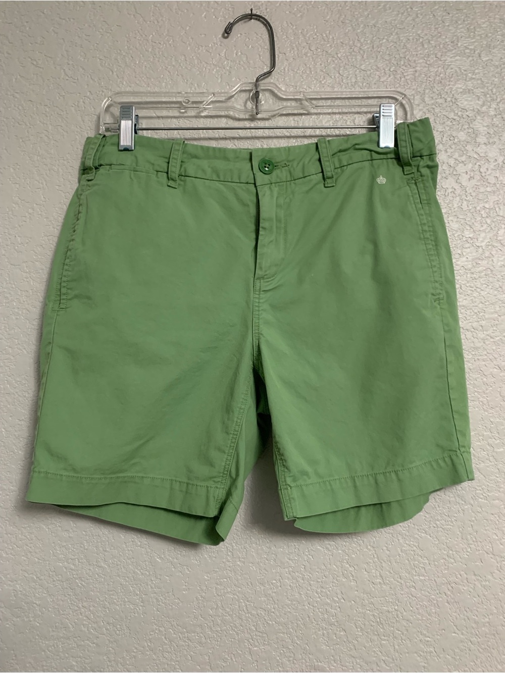 G1 Goods Day Short Womens 4 Cotton Paper  Twill 6” Lime Green Preppy Classic
